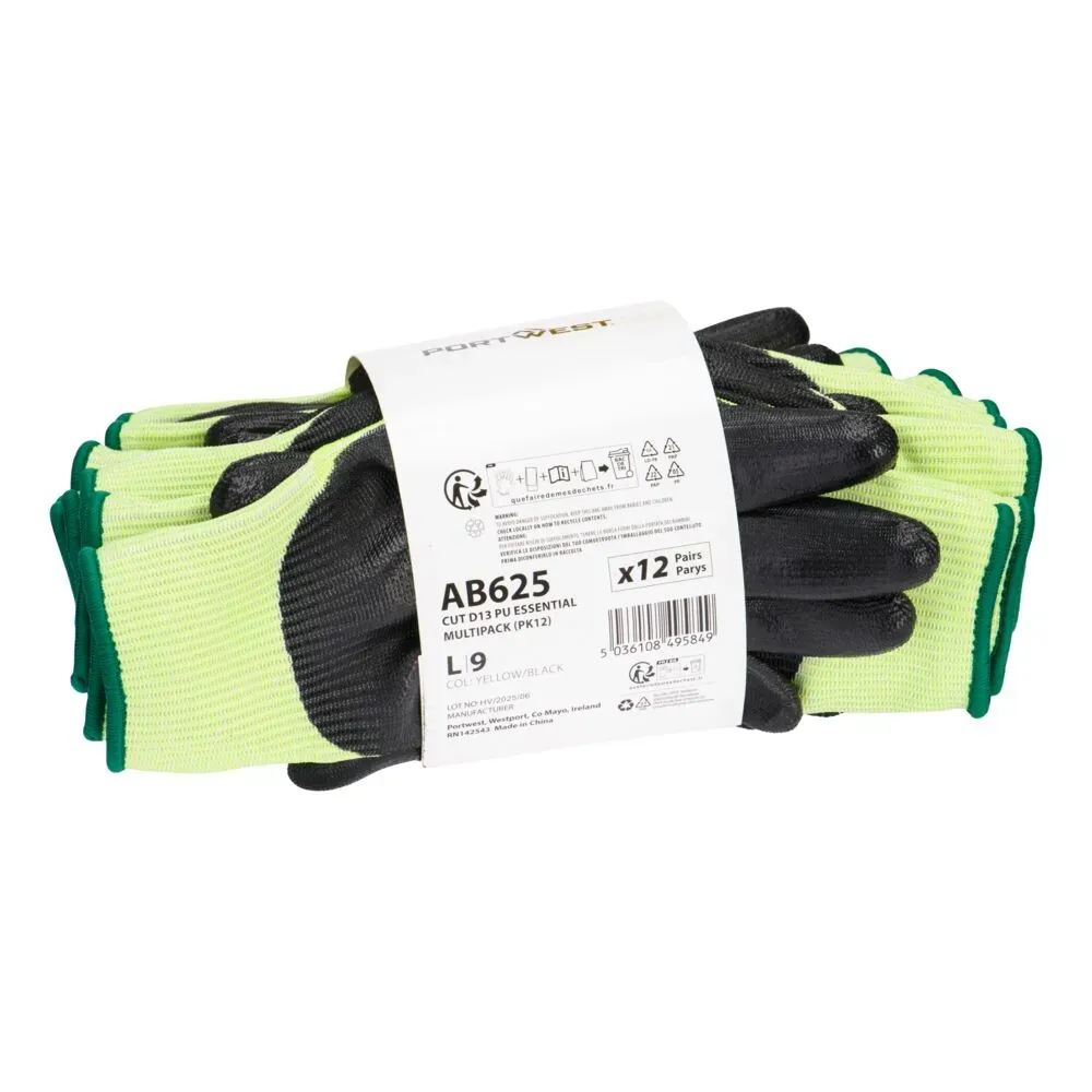 Gant coupure D13 PU Essential (12 paires)
