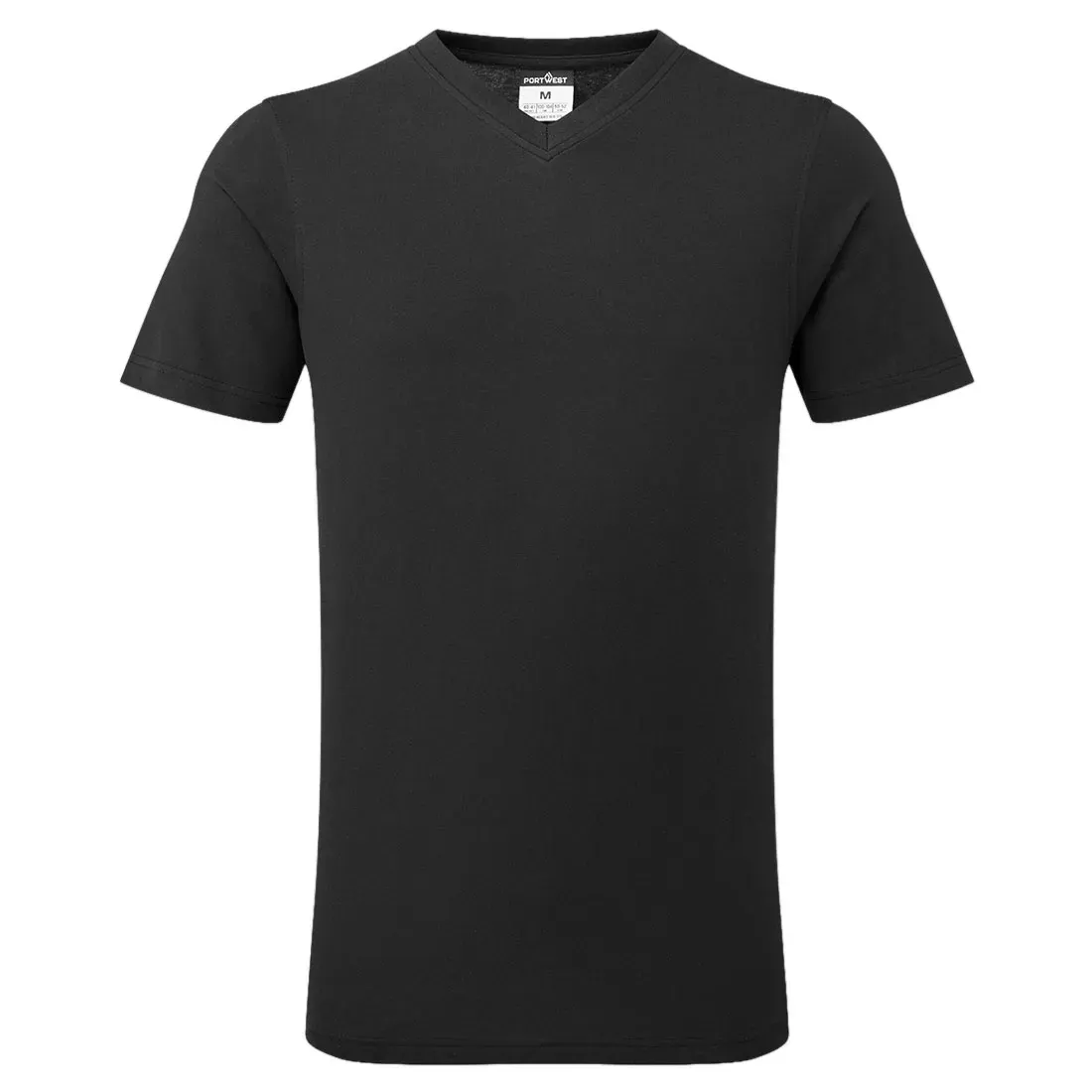 T-shirt en coton à col en V