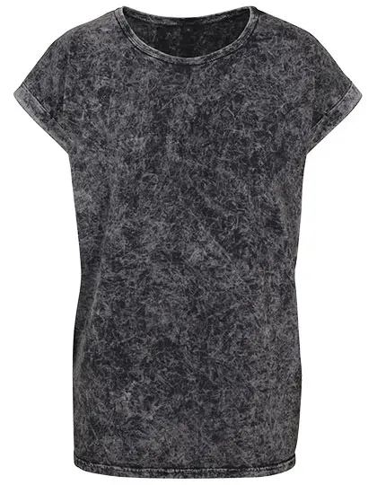 Ladies´ Acid Washed Extended Shoulder Tee