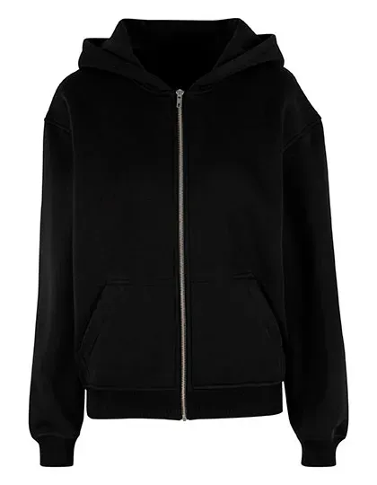 Ladies Loose Fit Zip Hoody
