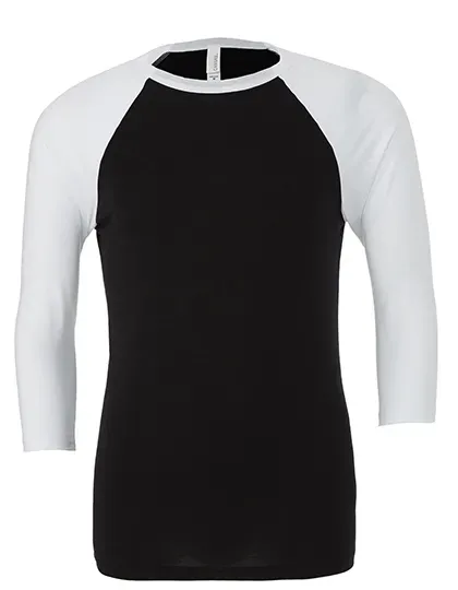 Unisex 3/4 Sleeve Baseball T-Shirt