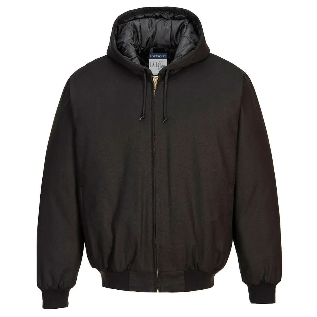 Veste à capuche avec doublure en duvet de canard
