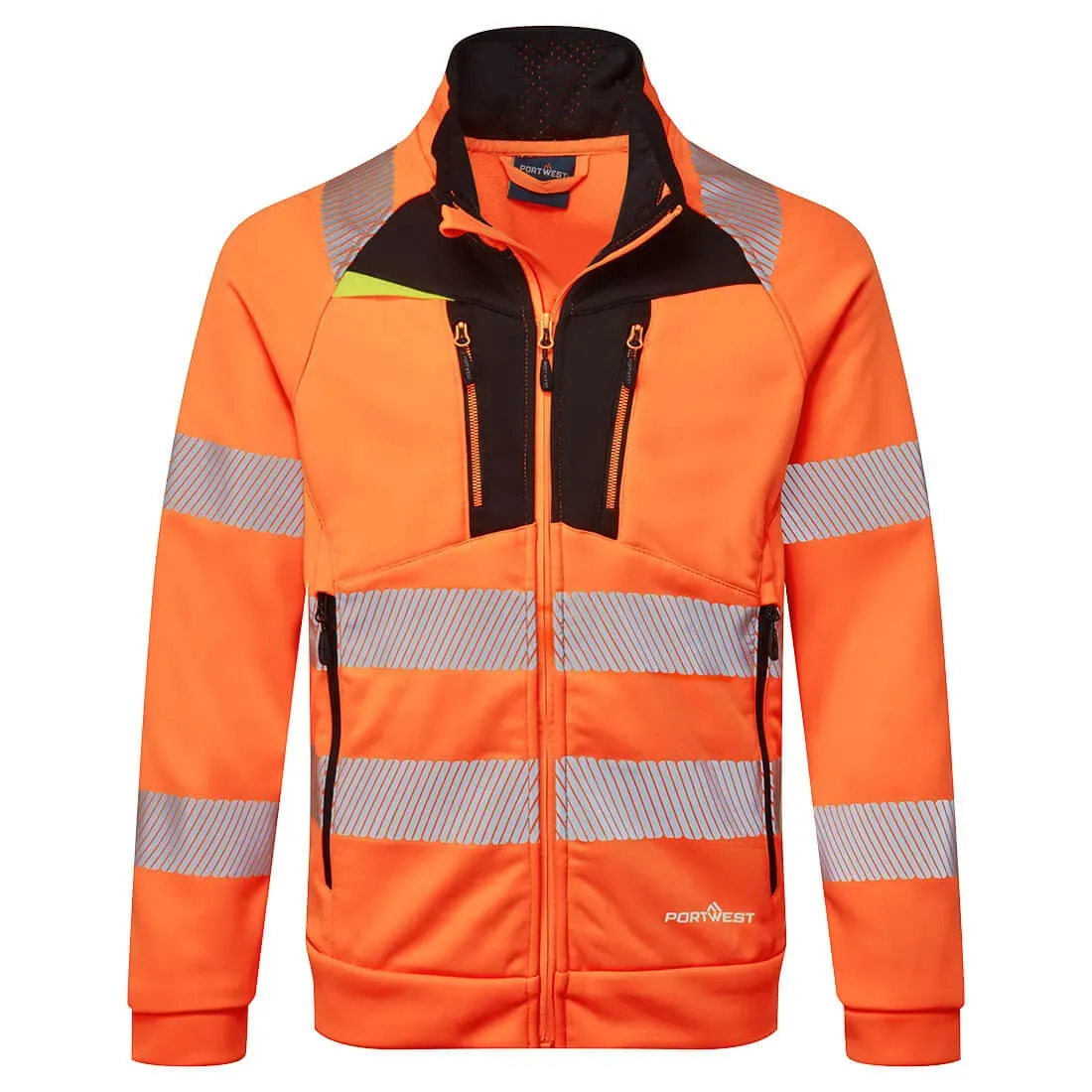 Sweat zippé à col cheminée DX4 Hi-Vis