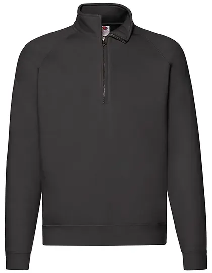 Premium Zip Neck Raglan Sweat