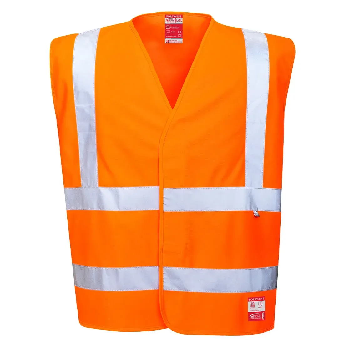 Gilet HV antistatique et flamme résistant