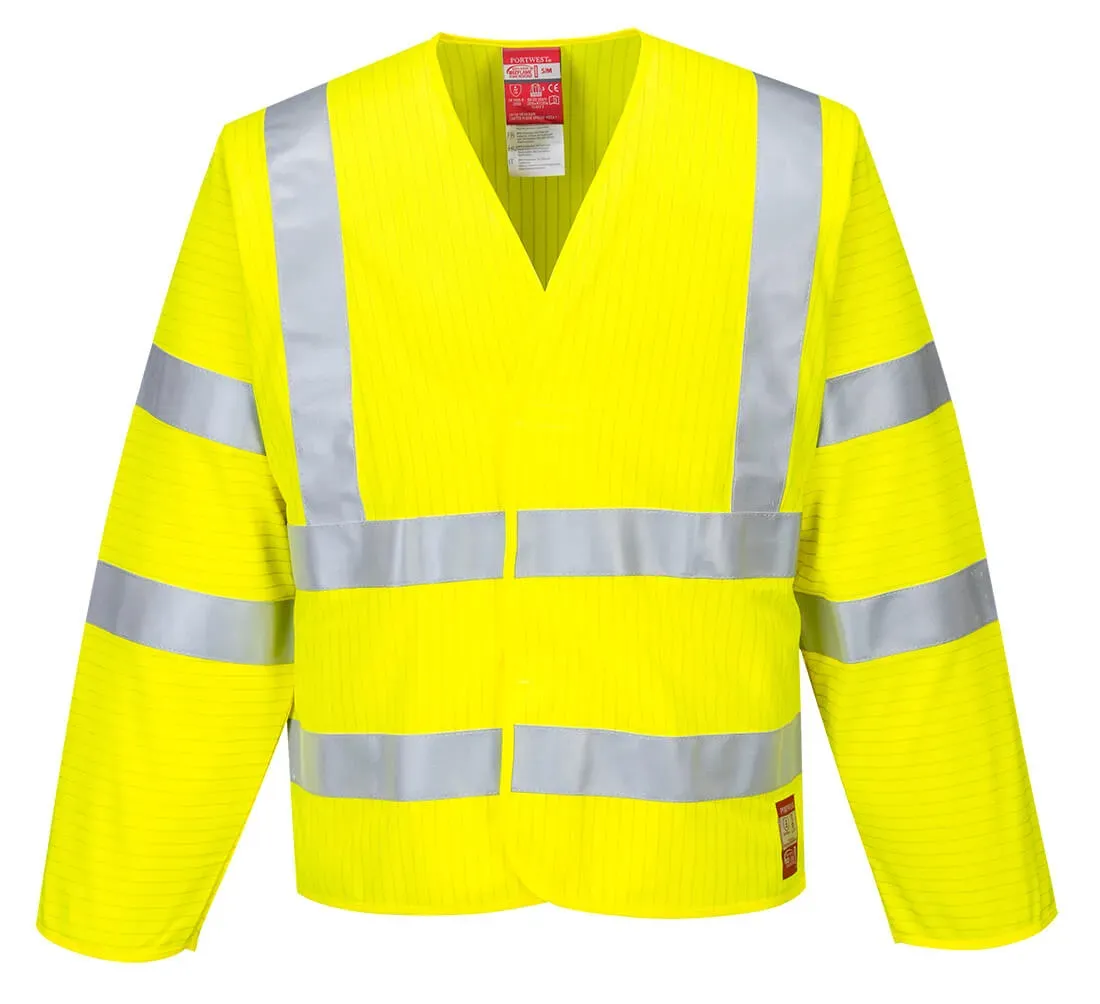Gilet HV ML Antistatique - Résistante à la flamme