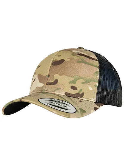 Retro Trucker Multicam Cap