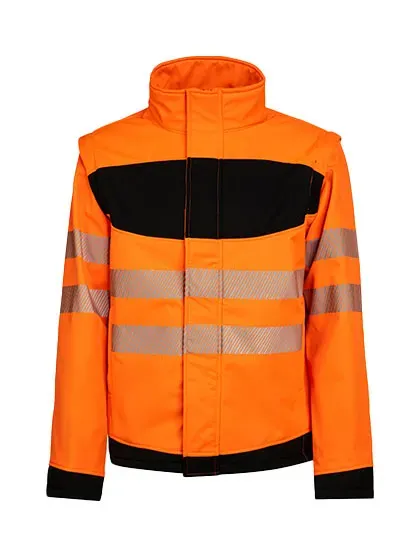 EOS Hi-Vis Workwear Softshell Jacket With Printing Area