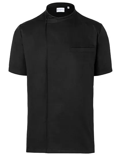 Short-Sleeve Throw-Over Chef Shirt Basic