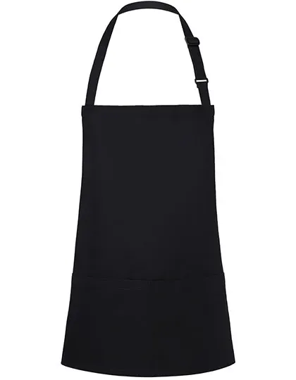 Short Bib Apron Basic With Buckle And Pocket