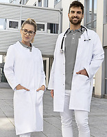 Ladies Workcoat Modern-Shape Stand-Up collar