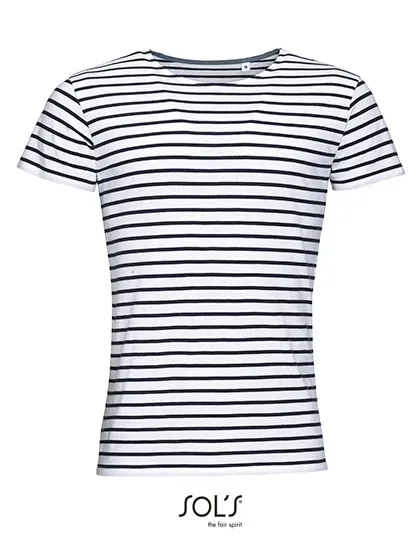 Men´s Round Neck Striped T-Shirt Miles
