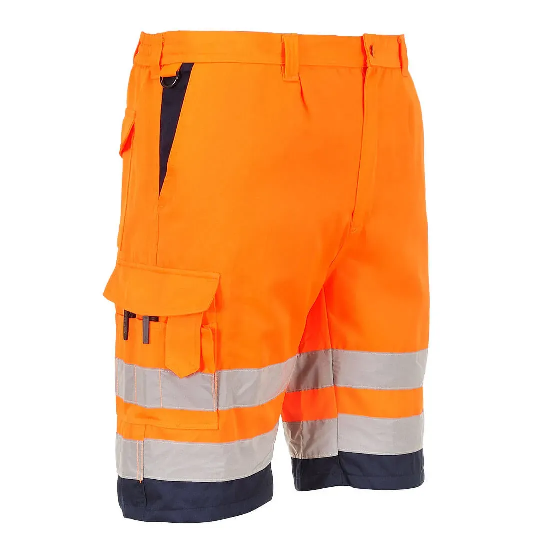 Short en poly-coton léger haute visibilité