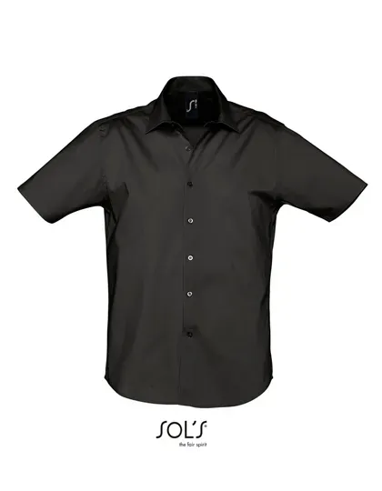 Men´s Stretch-Shirt Broadway Short Sleeve
