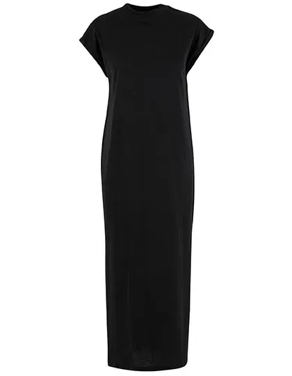 Ladies Long Extended Shoulder Dress