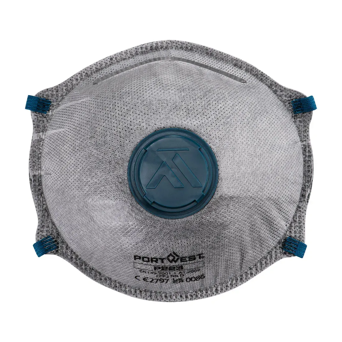 Masque FFP2 à valve Charbon Dolomite (Pk10)