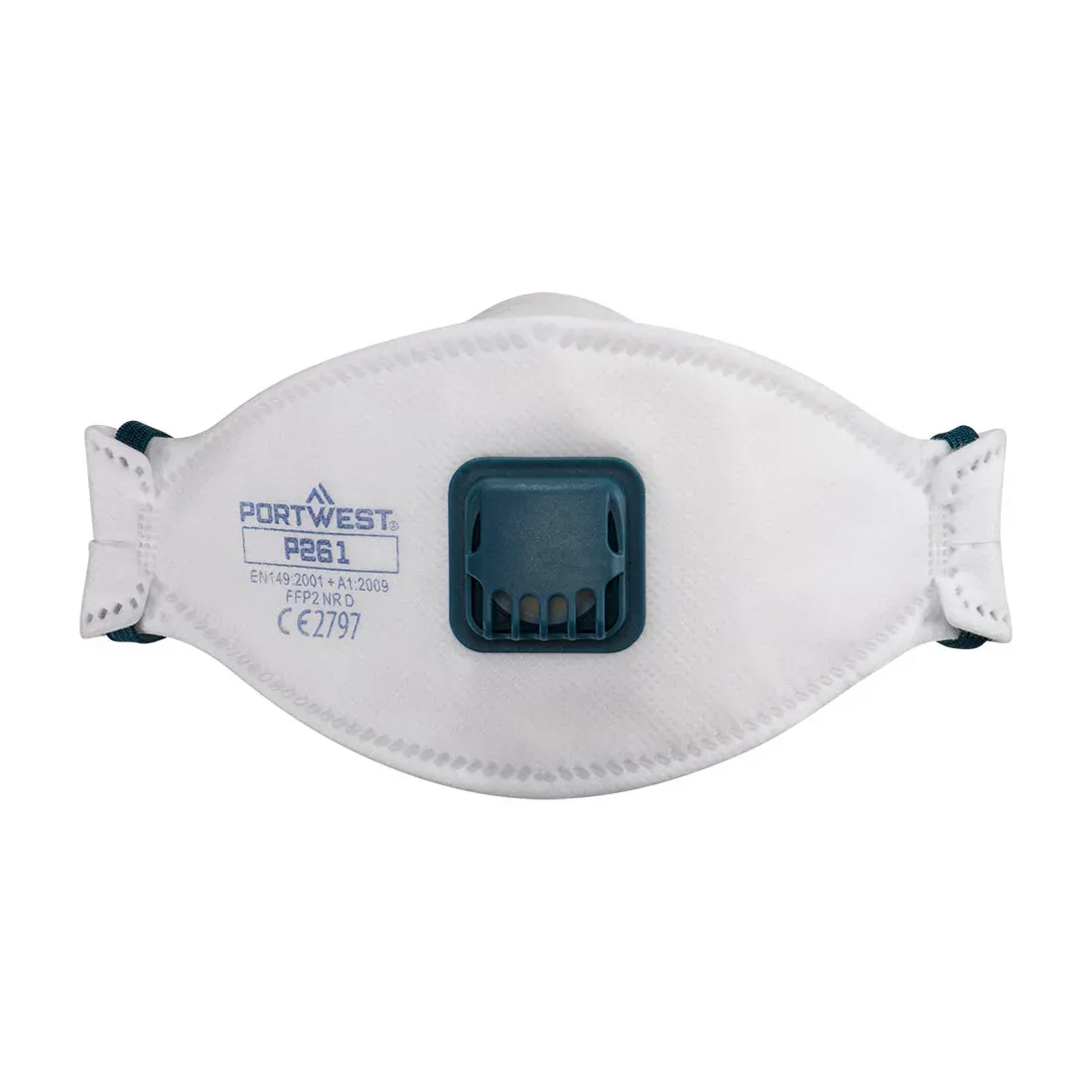 Masque respiratoire FFP2 pliable avec valve – modèle Dolomite (boîte de 10)