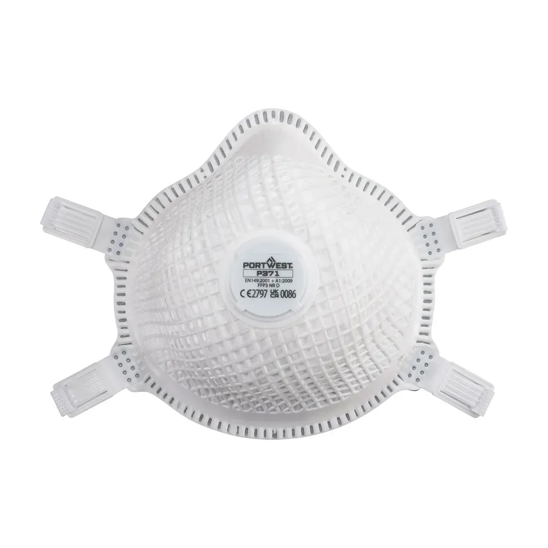 ERGONET FFP3 Masque respiratoire à valve en dolomite (Pk5)