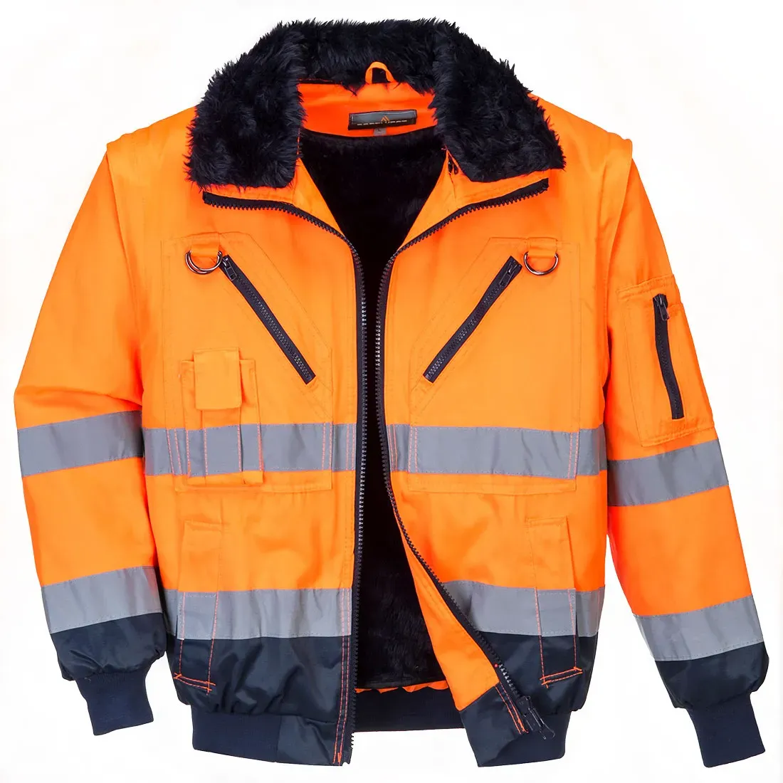 Blouson pilote 3 en 1 haute visibilité