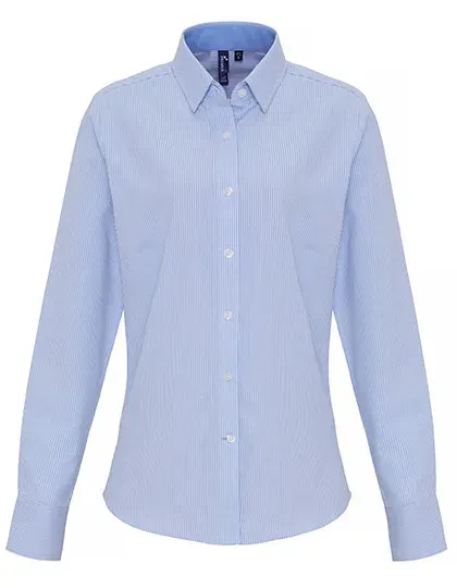 Women´s Cotton Rich Oxford Stripes Shirt