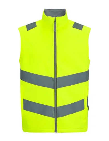 Hi-Vis Pro Contract Ablaze Softshell Bodywarmer