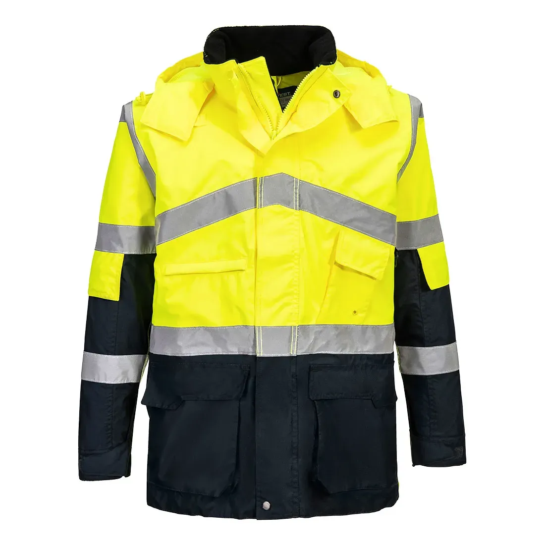 Parka Bicolore Respirant Hi-Vis