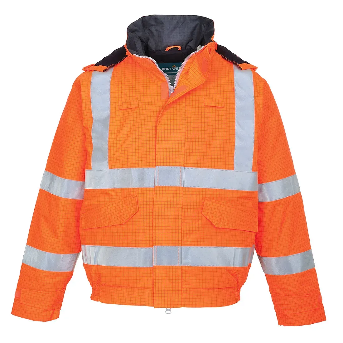 Blouson pilote HV Pluie Bizflame antistatique et flamme retardant