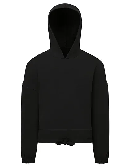 Kids Recycled Cropped Oversize Hoodie