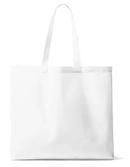 Organic Canvas Carrier Bag Medium Long Handle London 02