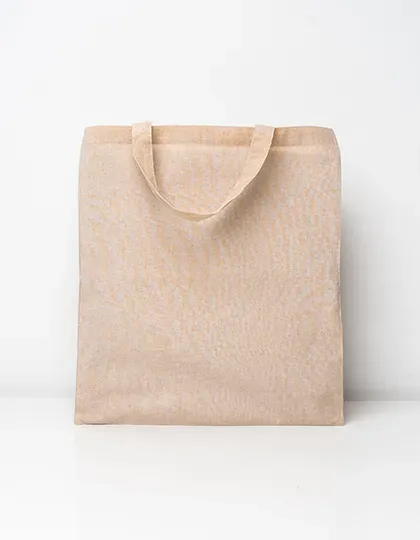 Cotton Bag Natural Short Handles