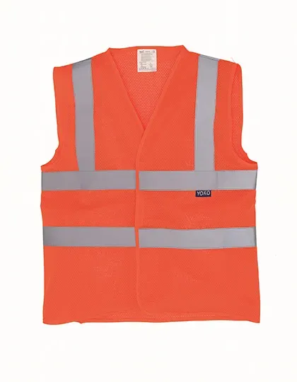 Hi-Vis Top Cool Recycled Open Mesh Waistcoat