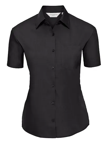 Ladies' Short Sleeve Classic Polycotton Poplin Shirt